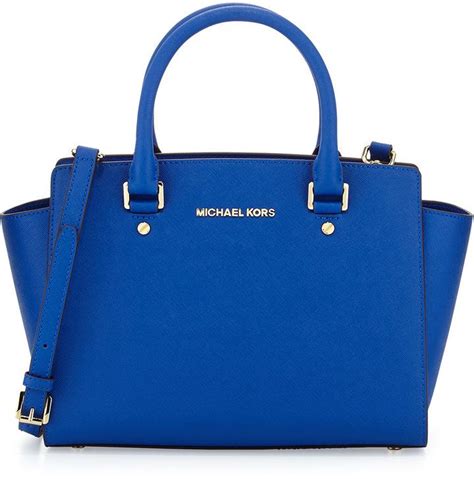 electric blue michael kors bag|Michael Kors small blue handbags.